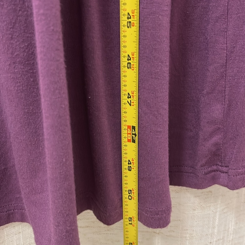 Type Z Strapless Maxi Dress with Tie around Neck Purple Size Large EUC - Picture 3 of 8